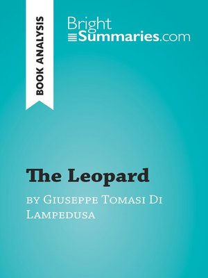 cover image of The Leopard by Giuseppe Tomasi Di Lampedusa (Book Analysis)